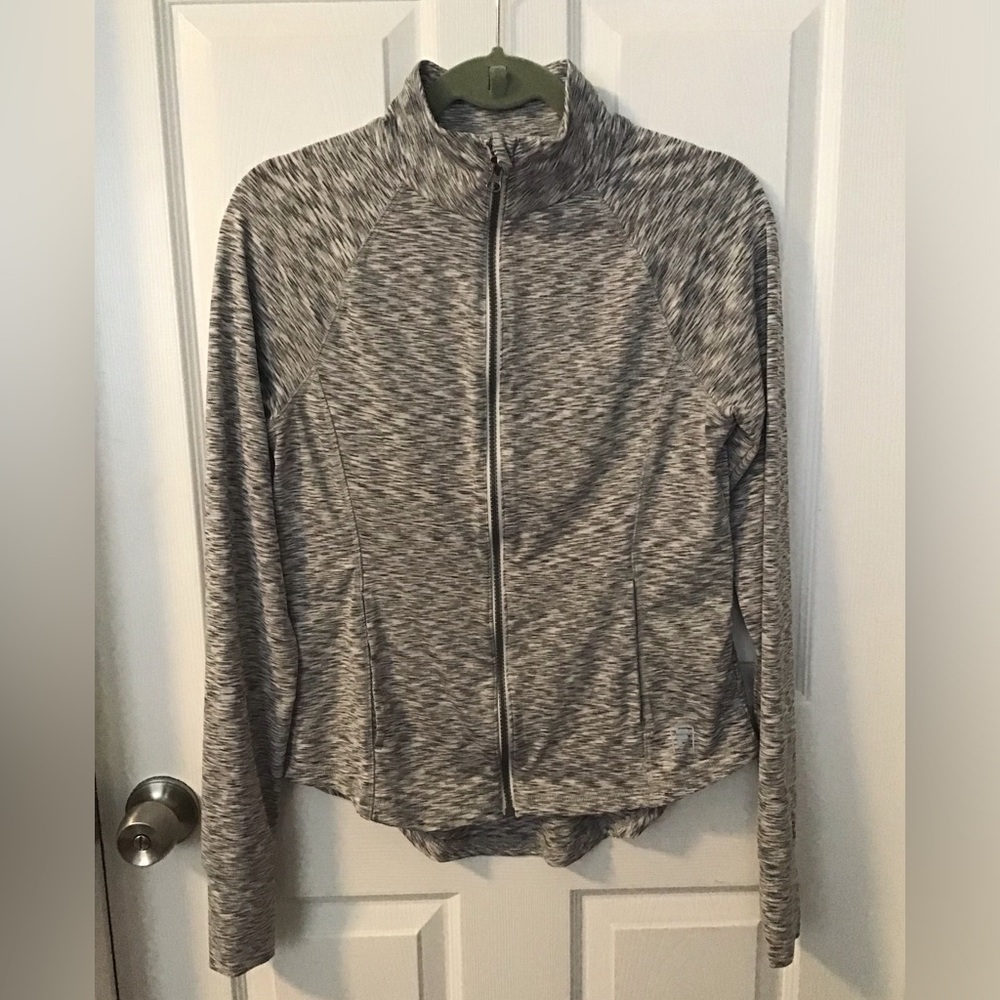 Fila Sport Gray and White Athletic Jacket